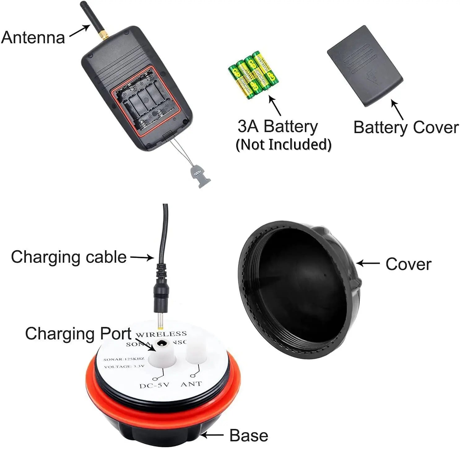 Wireless Sonar Fishing Alert Fish Finder