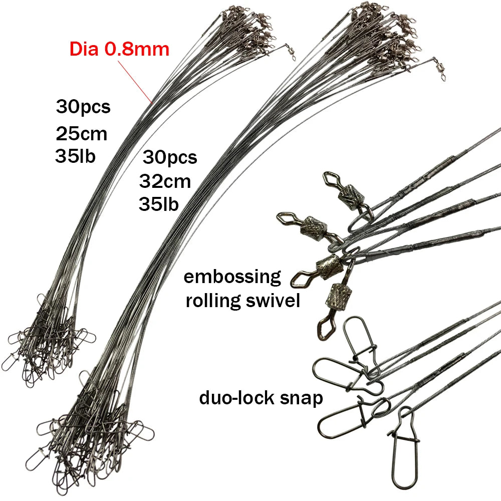 Lead-core Traction Fishing Line Steel Wire Leader