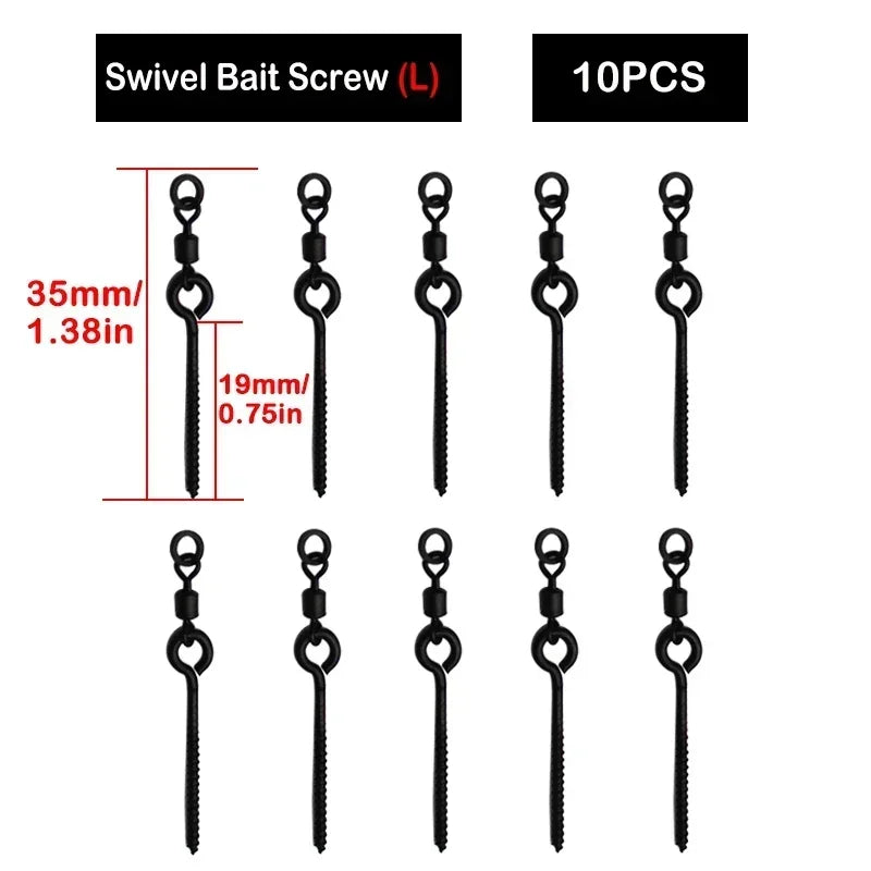 Screws Carp Hiar Rig Terminal Tackle