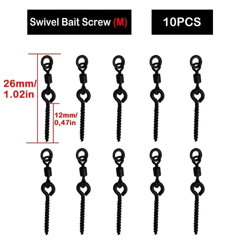 Screws Carp Hiar Rig Terminal Tackle